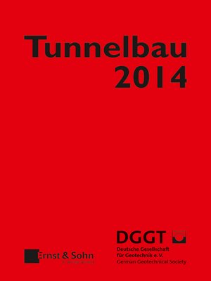 cover image of Taschenbuch f&uuml;r den Tunnelbau 2014